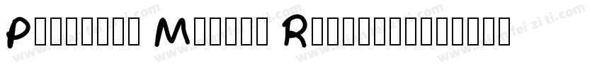 Pemanent Marker Reguiar字体字体转换